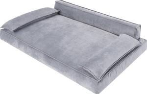 Letto per cani Divano per cani Cuscino per cani Cesto per cani Divano per cani Letto per animali Cesto per cani Divano per cani, facile da pulire, grigio, dimensioni L: 78x54 cm