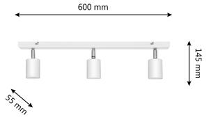 LED Luce Spot a LED TUNE 3xGU10/4,8W/230V bianco