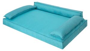 Letto per cani, materasso per animali, letto per gatti, cuscino per cani, cesto per cani, divano per cani, posto per cani, ortopedico, mobili, blu, 120x77 cm