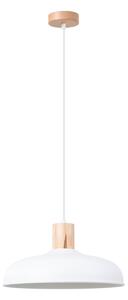 Lampada a sospensione INDY bianco 1xE27 15W acciaio 120x38x38cm Sollux Lighting