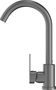 Granitan | PRESTIGE - Miscelatore da cucina - Orientabile a 360° - Nero - Carica in Vetroceramica