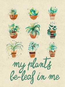 Illustrazione My Plants Believe In Me, Ninola Design