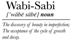 Illustrazione Quote Wabi Sabi, Ninola Design