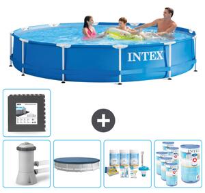 Piscina autoportante rettangolare - 366x76 cm - 6 pezzi - SCB17