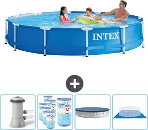 Piscina fuori terra a struttura - 366x76 cm - 5 pezzi - Modello SCB88