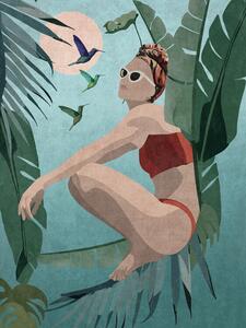 Illustrazione Tropical Blue