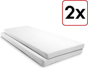 Materasso in schiuma comfort K10 90 x 200 cm, altezza 10 cm, grado di rigidità H3, twin set