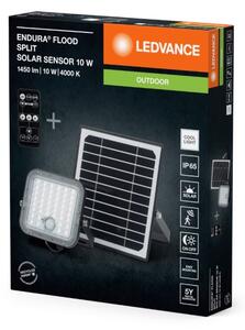 Ledvance - Riflettore LED solare con sensore FLOOD SPLIT LED/10W/3,2V IP65 + +TC