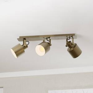 EGLO Spot soffitto Southery 3 luci crema-oro spazzolato