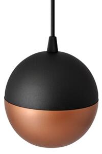 Lampadario LED a sospensione con filo MIDWAY 4xGU10/4,8W/230V nero/rame