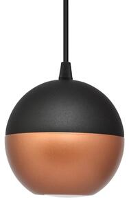 Lampadario LED a sospensione con filo MIDWAY 4xGU10/4,8W/230V nero/rame