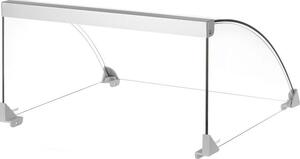 HENDI Copertura in vetro per griglia a rulli, Per griglia a rulli - 9 rulli (268605), 470x401x(H)250mm