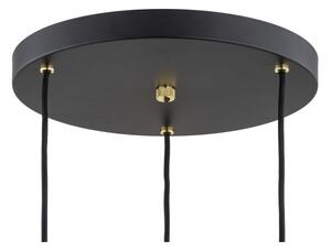 Argon 6105 - Lampadario su filo OAKLAND 3xG9/6W/230V nero