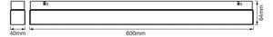 Ledvance - Luce LED per specchio da bagno SQUARE LED/14W/230V IP44 3000/4000K