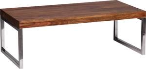 Wohnling Tavolino Sheesham massiccio 120 x 60 x 40 cm in legno massiccio; WL1.307