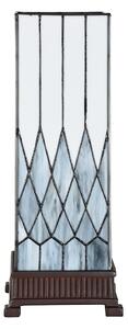 Lampada da tavolo Tiffany Clayre & Eef 17x17x43 cm in vetro grigio