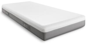 Materasso viscoelastico Sleezzz Premium 100 x 200 cm, altezza 20 cm, livello di rigidità H2/H3, con maniglie reversibili