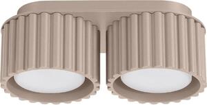 Lampada da soffitto AURA 2 taupe Gx53 2xGx53 10W alluminio 8x10x21cm Sollux Lighting