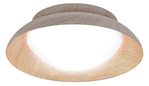 Osram - Plafoniera ORBIS MILAN 2xE27/10W/230V diam. 30,5 cm finitura effetto legno