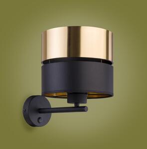 Lampada da parete HILTON 1xE27/15W/230V ottone/nero