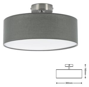 Briloner 3375-024 - Plafoniera 1xE27/40W/230V diametro 30 cm grigio