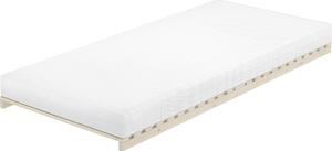 Letto basso senza metallo, rete a doghe extra-lunghe 90x220, abete rosso non trattato V-60.97-09-220