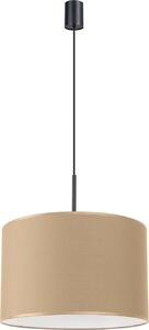 Lampada a sospensione NEVIA beige 1xE27 15W tessuto/PVC 137x40x40cm Sollux Lighting