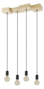 Eglo 43799 - Lampadario a sospensione con filo HALKIN 4xE27/40W/230V