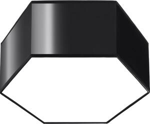 Lampada a soffitto SUNDE 13 nero 2xE27 15W PVC 13.5x26.5x30.5cm Sollux Lighting