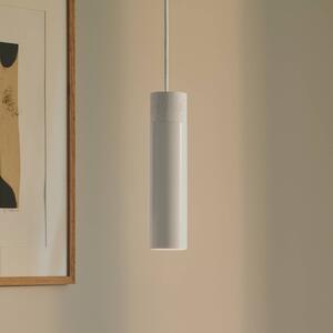 Nordlux Lampada a sospensione Tilo, bianco, metallo, Ø 6 cm, 1 luce