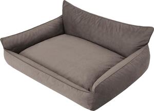 Lettino per cani - Joker 65x50cm - comodo cuscino per cani con schienale rialzato e sfoderabile | Tessuto fantasia | PillowPrim