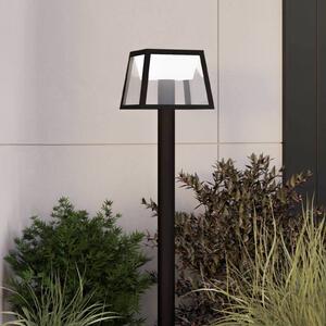 EGLO Lampione a LED Altilia, altezza 106 cm, nero, sensore