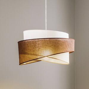 Duolla Lampada a sospensione Brooklyn, marrone/beige