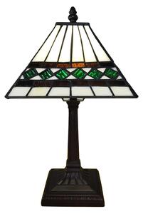 Clayre & Eef Lampada da tavolo Tiffany 20x20x34 cm Beige Poliresina