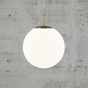 Nordlux Lampada a sospensione Grant in ottone con globo in vetro Ø 35cm