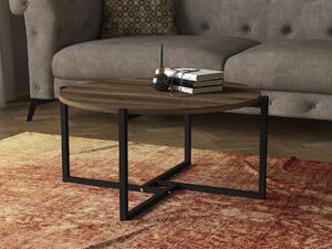Skye Decor, Noce- Noce TRH, colore noce, tavolini, 36,3x68x73 cm, 100% pannello di particelle rivestito in melamina