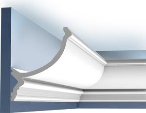 Orac Decor C900 Luxxus Modanatura classica Modanatura decorativa Modanatura angolare in stucco Cornice a soffitto Illuminazione indiretta | 2 metri