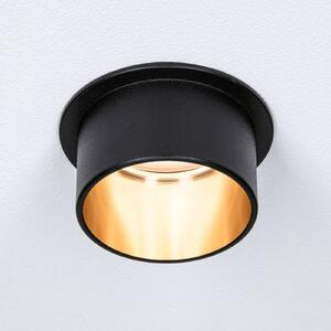 Paulmann Gil downlight LED nero satinato/oro