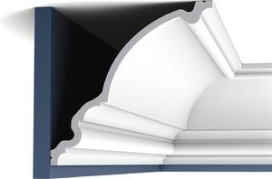 Orac Decor C336 Luxxus profilo decorativo per soffitto e parete modanatura decorativa per cornici in stucco modanatura decorativa per angoli profilo perimetrale | 2 metri