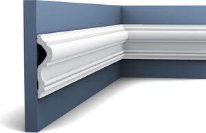 Orac Decor P8050 Luxxus Robusta modanatura per pareti Profilo per stucchi Profilo per fregi Profilo per cornici Profilo per rilievi Antiurto | 2 metri