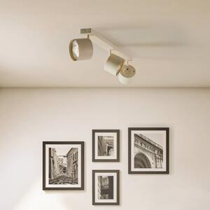 Argon Spot soffitto Chloe regolabile 3 luci, beige