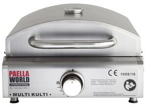 PAELLA WORLD - MULTI-KULTI, il barbecue a gas multifunzionale senza pilota di sicurezza