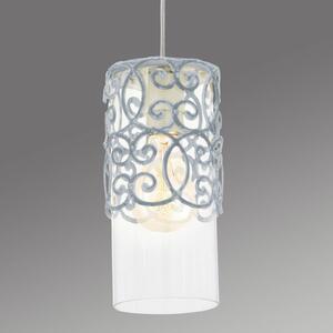 EGLO Lampada a sospensione Vintage grigio-blu