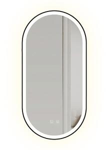 Specchio LED OVL 50x100cm Black