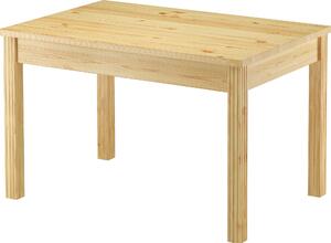 Tavolo rettangolare da cucina 80x120 con zampe intagliate in Pino massello 90.70-51C