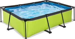 Piscina EXIT Lime 220x150x65cm con pompa filtro - Verde