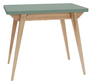 Tavolo da pranzo pieghevole con piano verde 65x90 cm Envelope - Ragaba