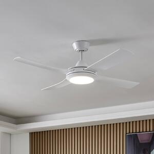 EGLO Ventilatore da soffitto Bondi 1, LED, telecomando, CCT, bianco