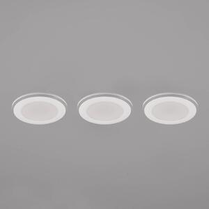 Trio Lighting Argus faretto incasso LED RGBW remote 3x bianco