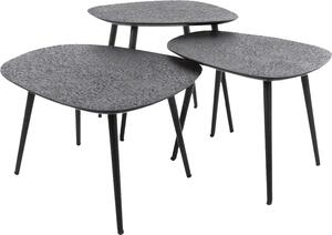 Set di tavolini Dragusin | 62 x 51 x 36 cm | Nero